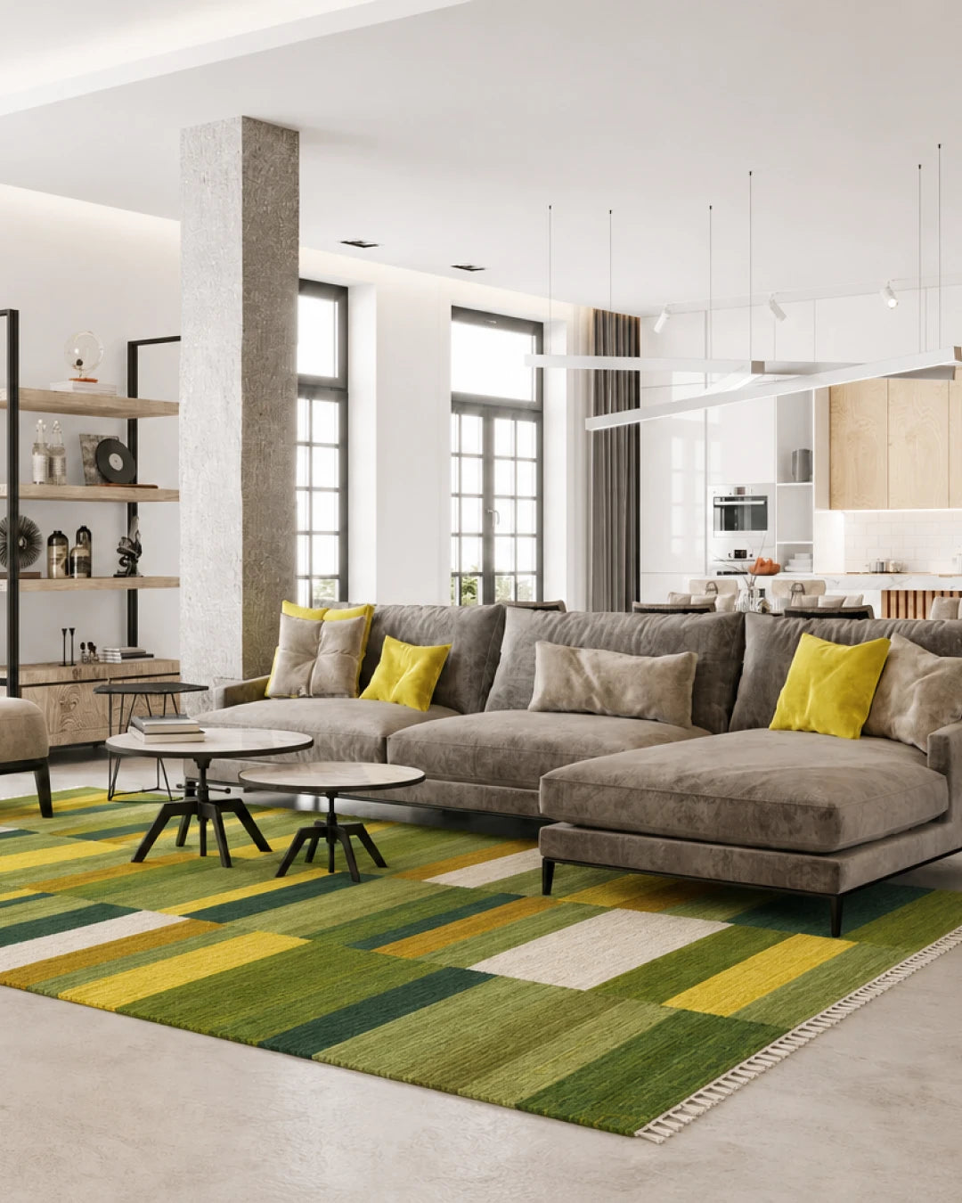 Tapete Kilim Botanik Stripe