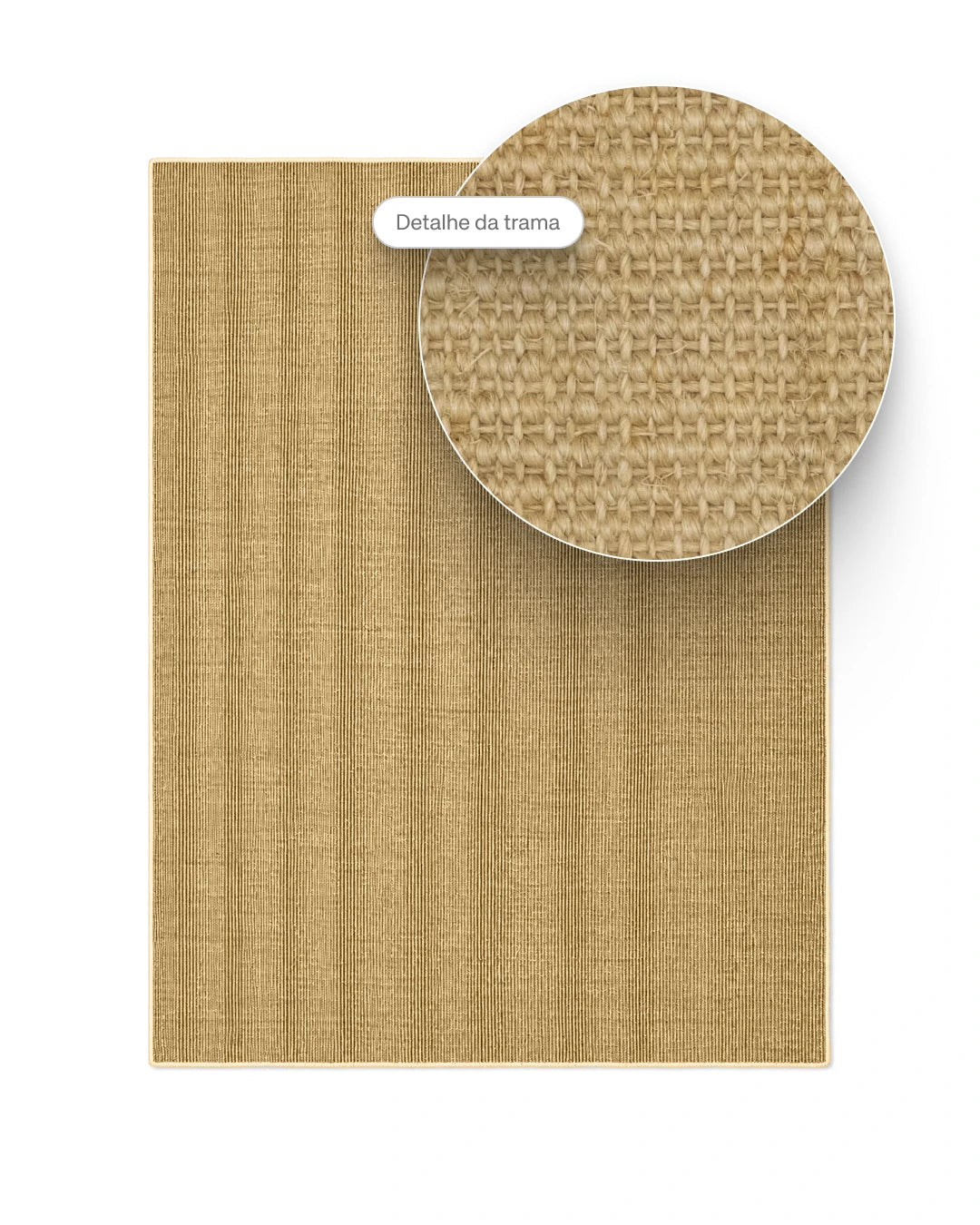 Tapete Sisal Natural Boucle CB Debrum