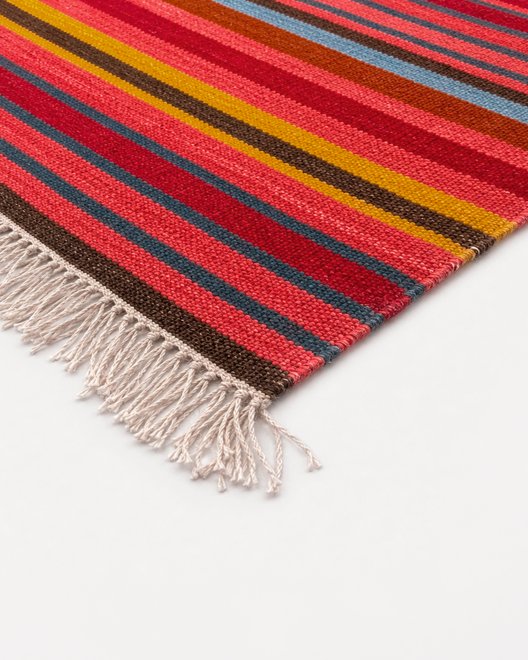 Tapete Kilim Coral Stripe
